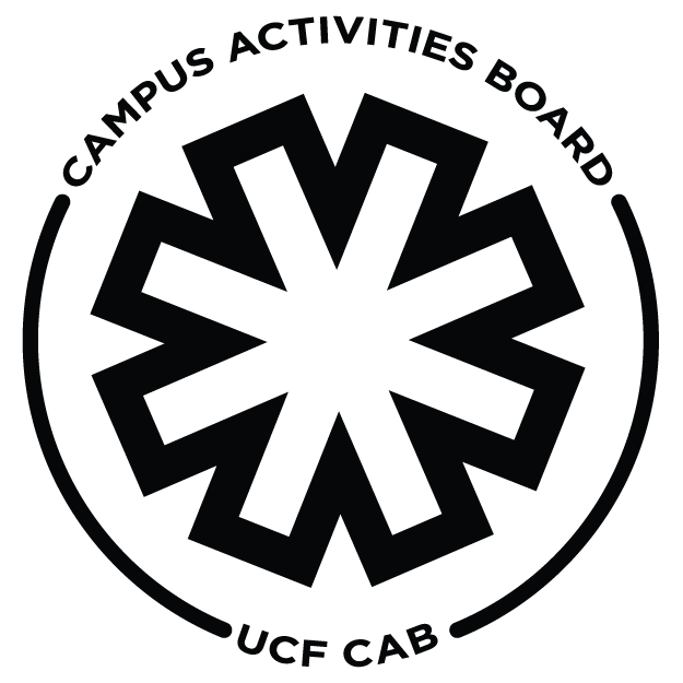 Logo of UCF CAB with the following text: Campus Activities Board